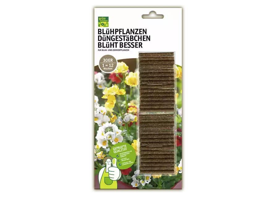 Blühpflanzen-Düngestäbchen Blüht Besser 